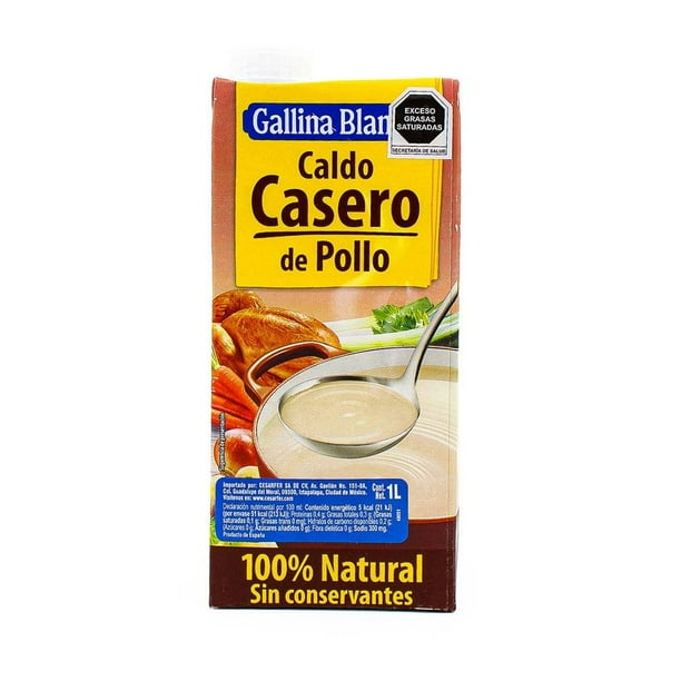 Caldo de pollo Gallina Blanca casero 1 l