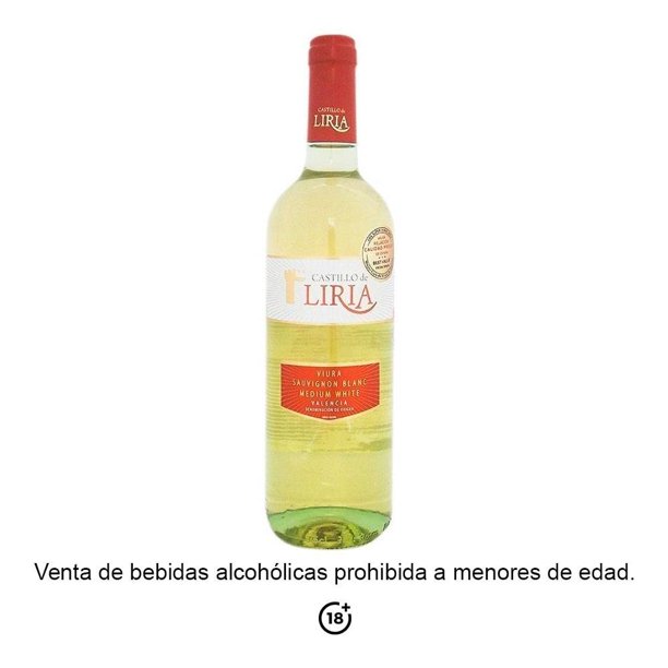 Vino blanco Castillo de Liria sauvignon 750 ml