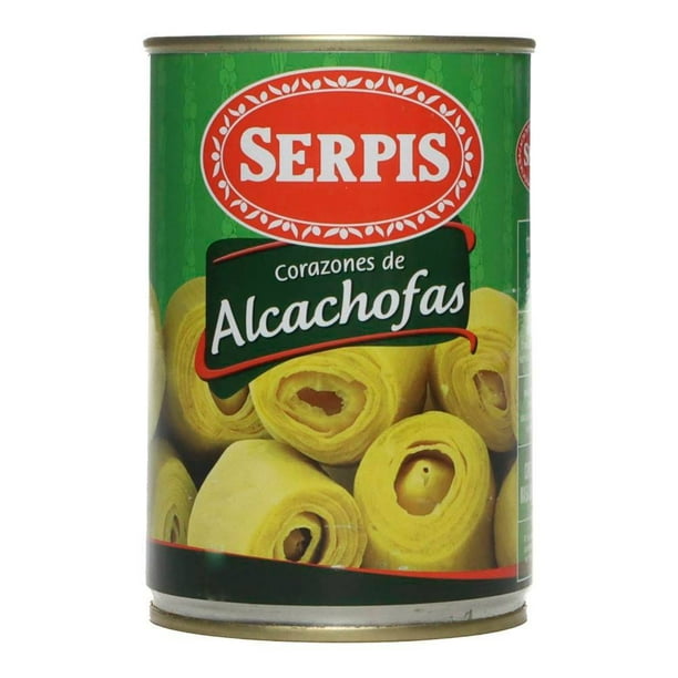 Corazones de alcachofa Serpis en salmuera en lata 390 g