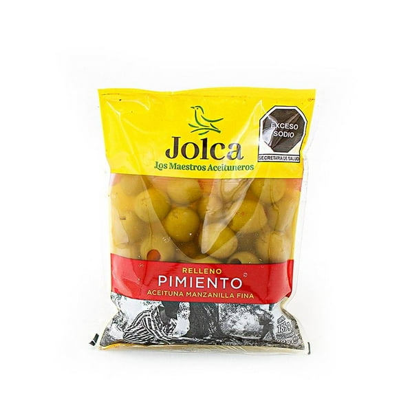 Aceituna verde Jolca manzanilla rellena de pimiento 185 g