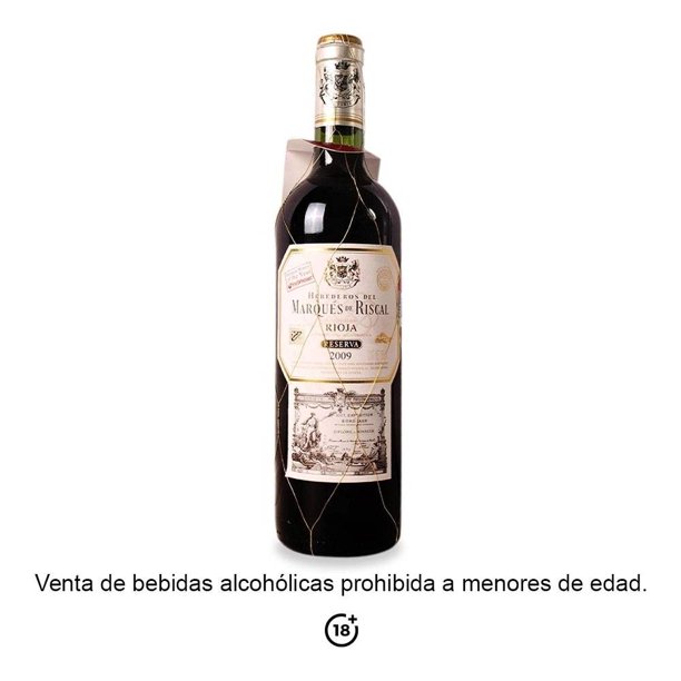 Vino Tinto Marqués de Riscal rioja de 750 ml