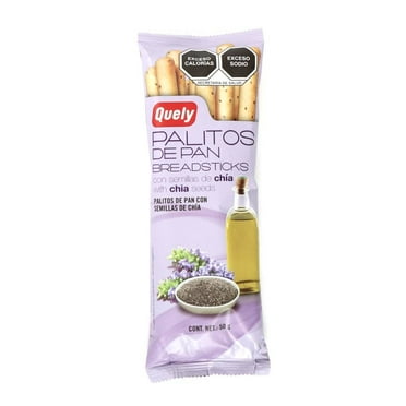 Palitos de pan Quely con semillas de chía 50 g