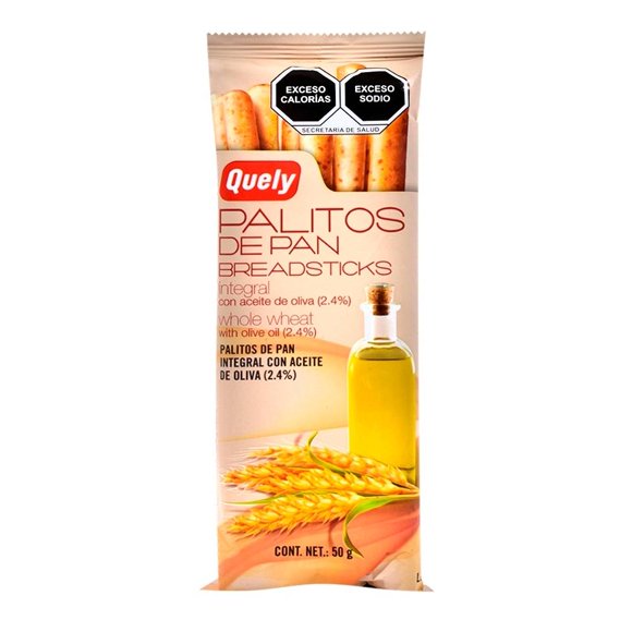 Palitos de pan Quely integrales con aceite de oliva 50 g