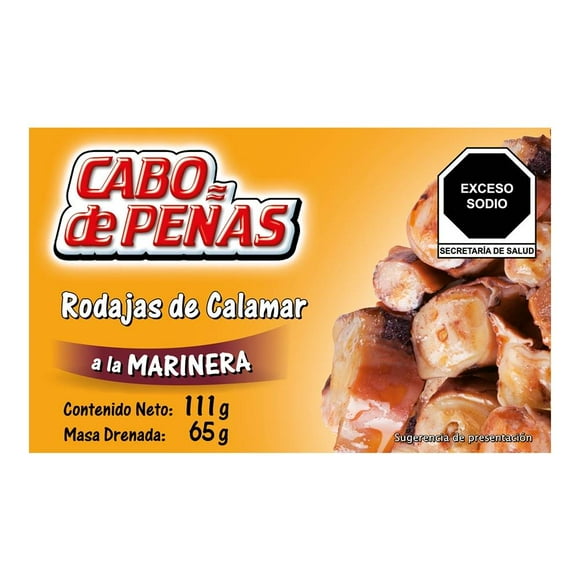 Calamar Cabo de Peñas rodajas tipo pulpo a la marinera 111 g