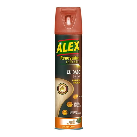 Renovador de muebles Alex aroma a notas frutales de naranja de 400 ml