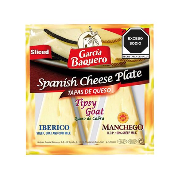 Tapas de queso García Baquero ibérico 50 g + tipsy goat 50 g + manchego 50 g