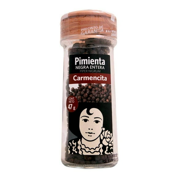 Pimienta Carmencita negra entera de 47 g