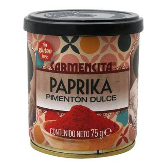 Paprika Carmencita pimentón dulce sin gluten 75 g