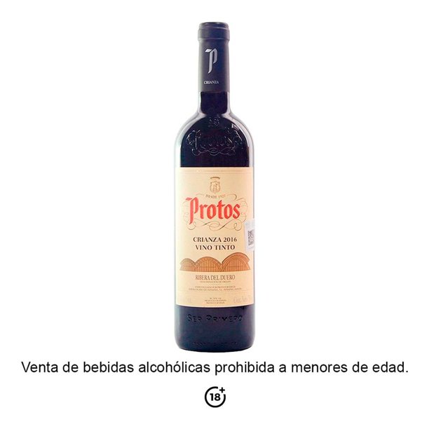 Vino Tinto Protos crianza ribera del duero 750 ml