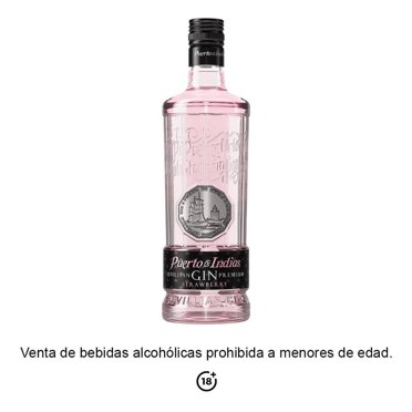 Ginebra Puerto de Indias Sevillian Premium Strawberry 750 ml