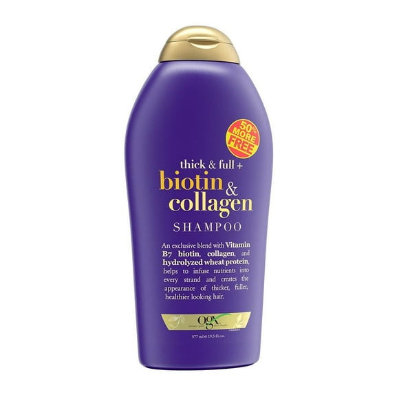 Shampoo Ogx Bonus biotina & colágeno 577 ml