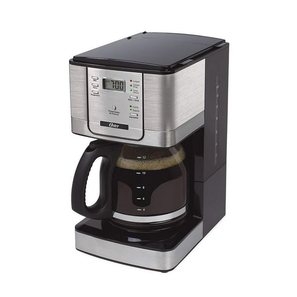 Cafetera Oster de Acero Inoxidable Programable de 12 tazas