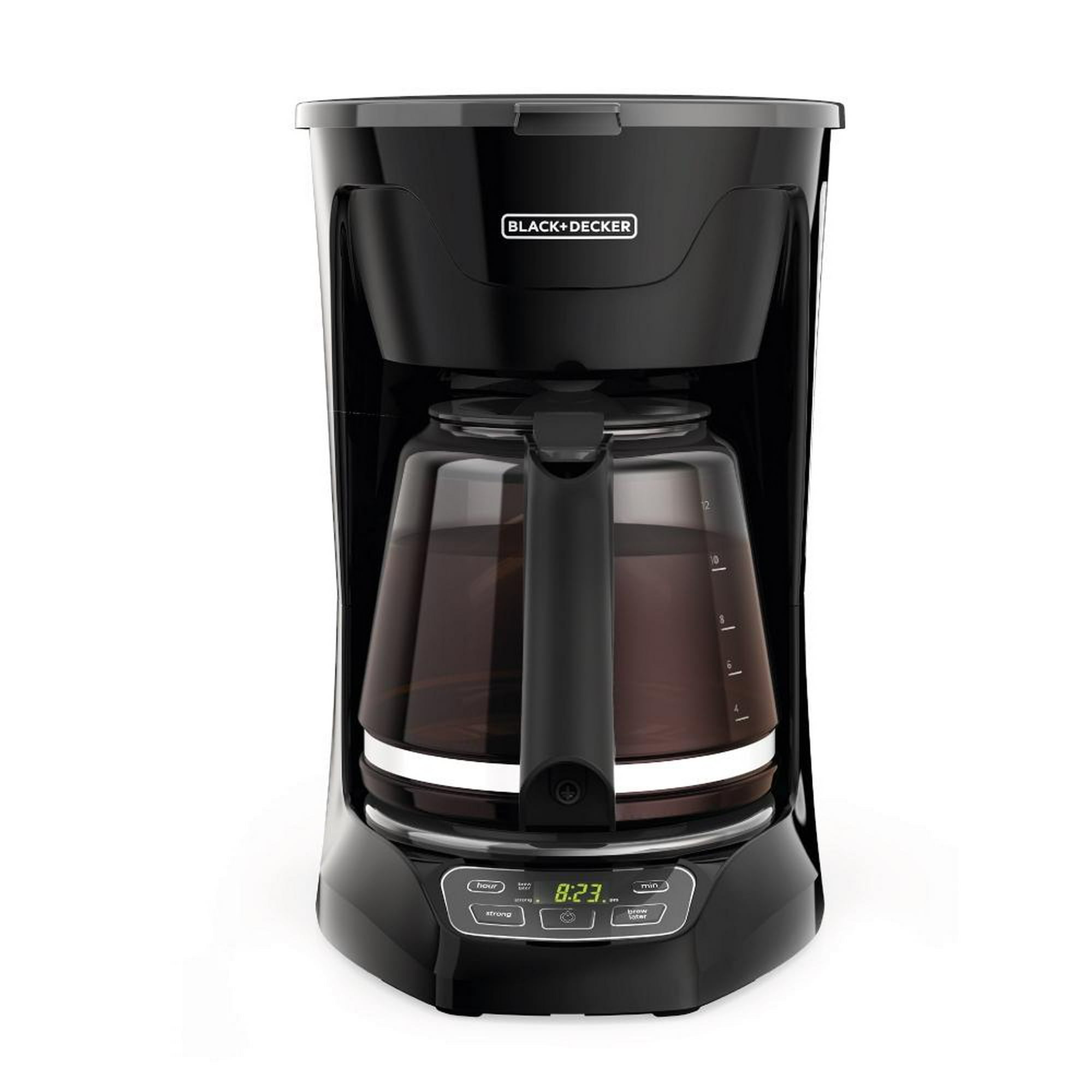Cafetera Black & Decker Programable 12 Tazas Negra