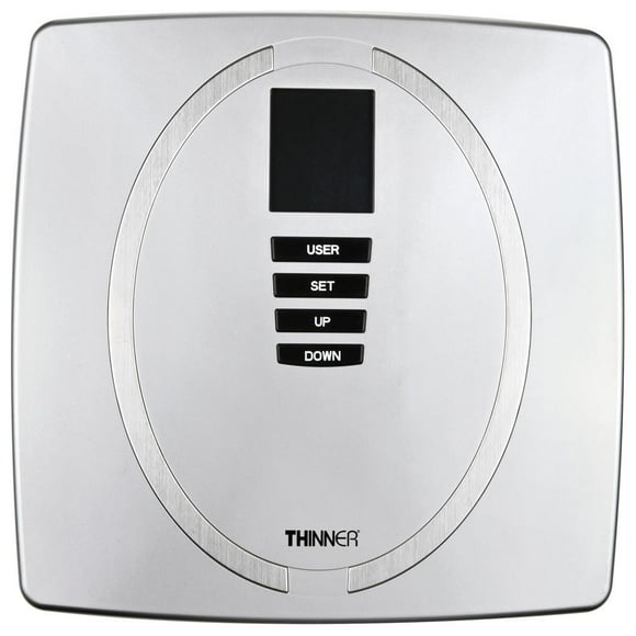 Báscula Digital Conair Thinner con 4 Indicadores Plata TH404ES