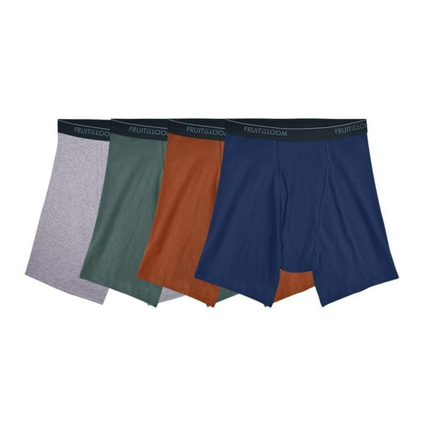 Bóxer Fruit Of The Loom para Hombre, Multicolor 4 Piezas Talla CH