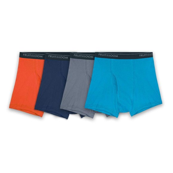 Bóxer Fruit Of The Loom para Hombre, Trunks Multicolor 4 Piezas Talla EG