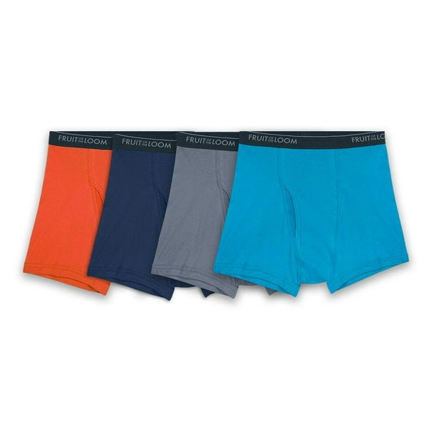 Bóxer Fruit Of The Loom para Hombre, Trunks Multicolor 4 Piezas Talla G