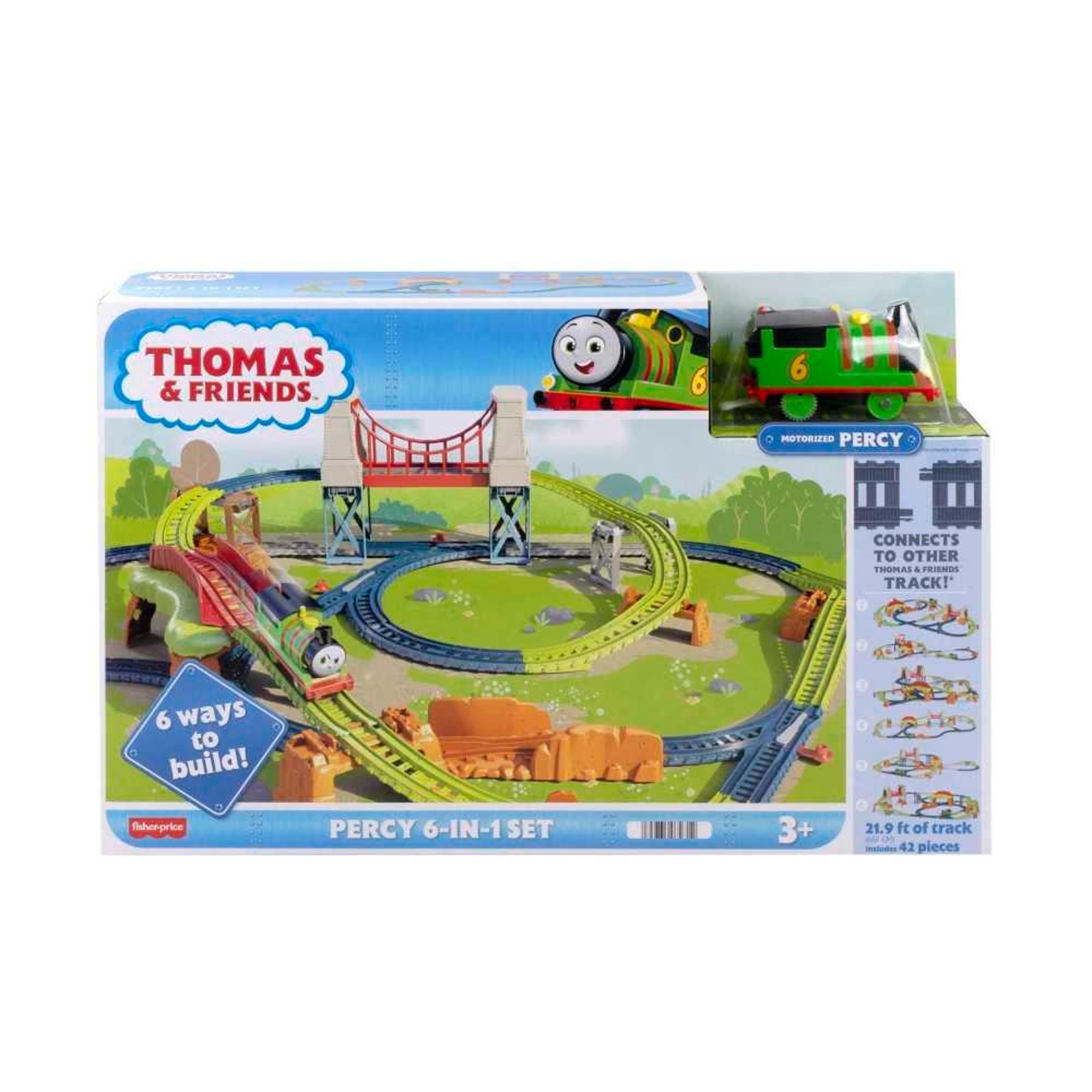 Pista de Juguete Mattel Thomas & Friends Percy 6 en 1