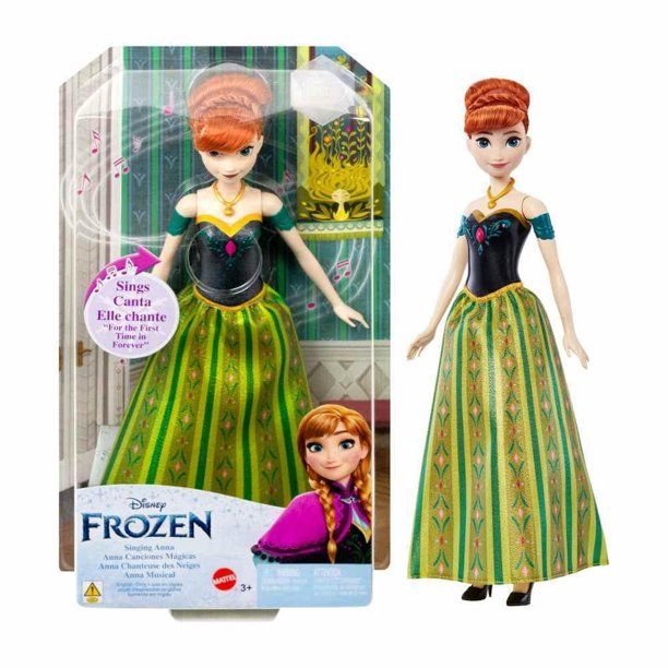 Muñeca MATTEL Disney Frozen Anna Canciones Mágicas Español