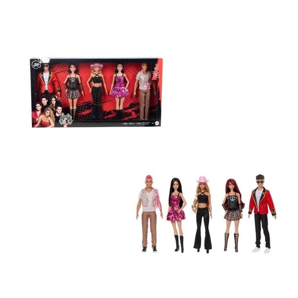Set de Colección Barbie Muñecos RBD Paquete de 5 Personajes