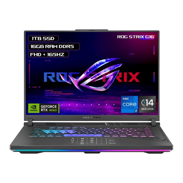 Laptop Asus ROG Strix G614JV-N3192W Intel Core I7 13th RTX 4060 16GB 1TB Gris