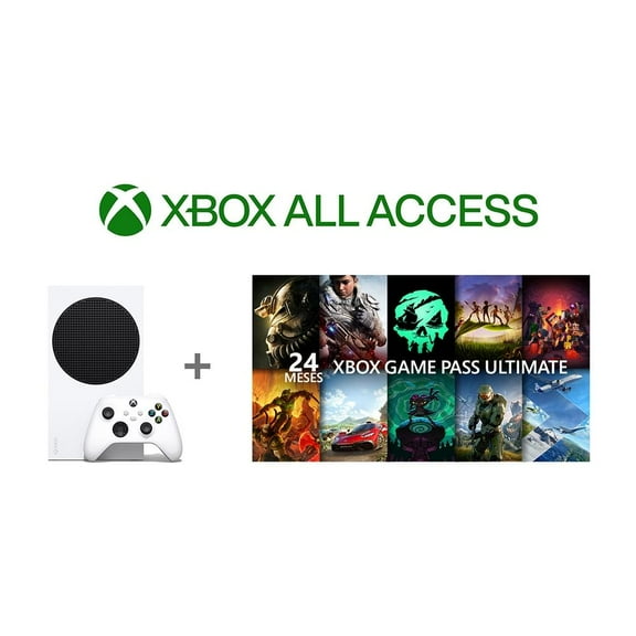 Consola Xbox Series S All Access Series S 512GB con 24 meses de Xbox Game Pass Ultimate