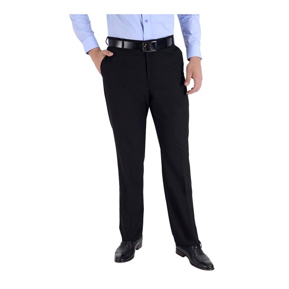 Pantalón de Vestir Yale para Hombre, Negro Talla 34