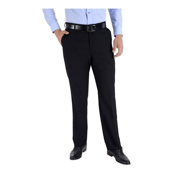 Pantalón de Vestir Yale para Hombre, Negro Talla 38
