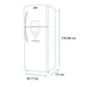 thumbnail image 4 of Refrigerador 14 Pies Mabe Top Mount Con Despachador de Agua RME360FDMRQ0 Silver, 4 of 4