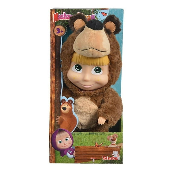 Spin Master Masha and the Bear Plush Toy in Bear Costume