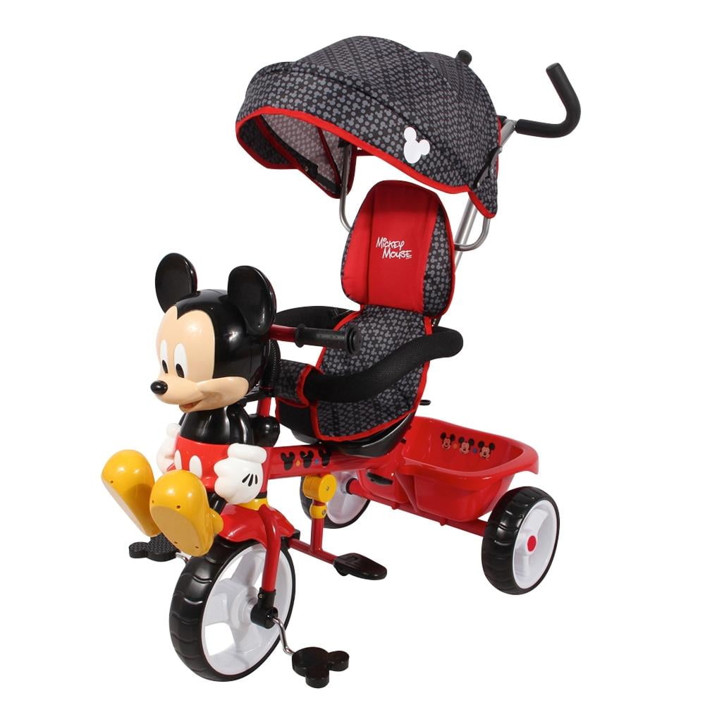 Triciclo Apache Tipo Carriola Mickey Mouse 3 Etapas Walmart