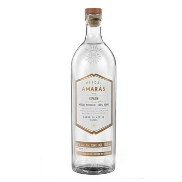 Mezcal artesanal Amarás espadín joven 750 ml