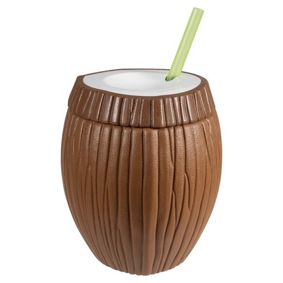 Vaso con Popote Cool Gear Coco 1.7 Litros Café