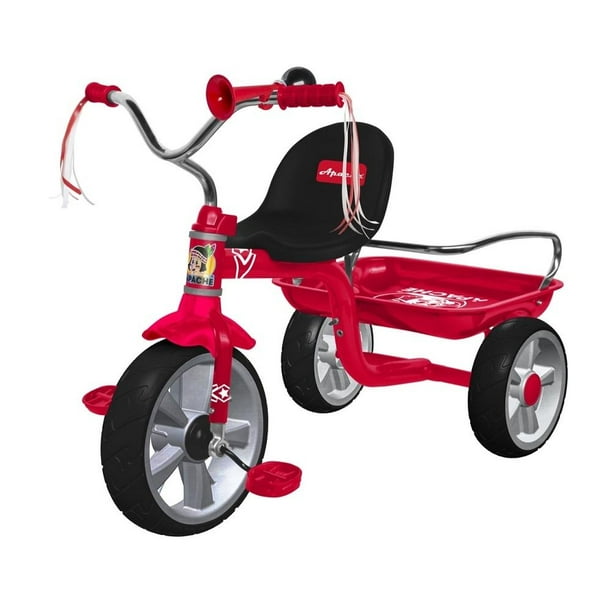 Triciclo Apache Clásico de Acero 302 Rojo
