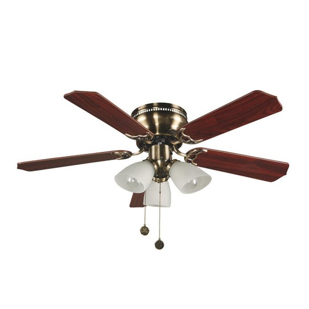 Ventilador para Techo Artfan 42" 5 Aspas Madera y Nogal