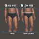 thumbnail image 3 of Trusa Fruit Of The Loom para Hombre, Low Rise Negro 5 Piezas Talla G, 3 of 4