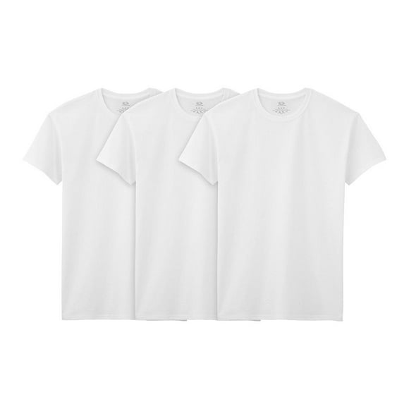 Playera Interior Fruit Of The Loom para Hombre, Cuello Redondo Blanca 3 Piezas Talla M