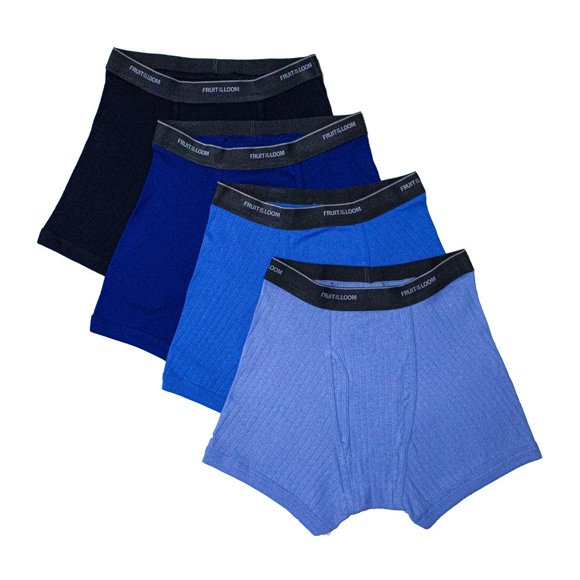 Bóxer Fruit Of The Loom para Hombre, Trunk Corto Azul 4 Piezas Talla M