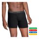 thumbnail image 2 of Bóxer Fruit Of The Loom para Hombre, Ajustado Low Rise Negro 4 Piezas Talla M, 2 of 4