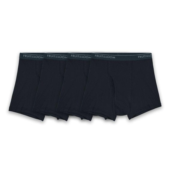 Bóxer Fruit Of The Loom para Hombre, Trunks Negro 4 Piezas Talla CH