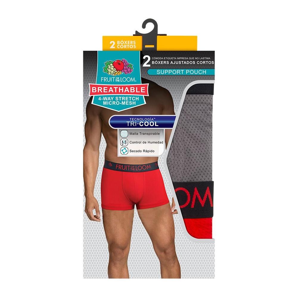 Ropa Interior Para Hombre Fruit Of The Loom - Calzoncillos Bóxer 360 Stretch, Tejido Suave Y Transpirable