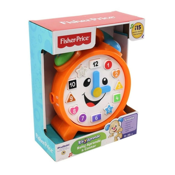 Reloj Aprende a Contar Fisher Price Ríe y Aprende DT 125 Delivery Blanco 2018_video