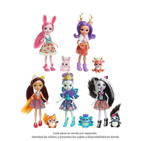 Muñeca Enchantimals Sorpresa Varios Modelos 1 pza
