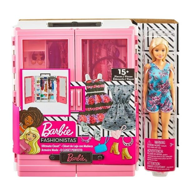 Set de juego Barbie Mattel Fashionistas Armario
