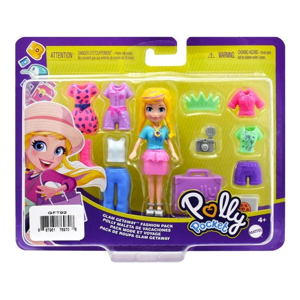Set de Juego MATTEL Polly Pocket Maleta de Vacaciones