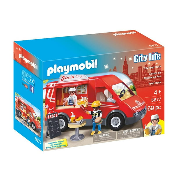 Food Truck Playmobil Vehicles 69 Piezas
