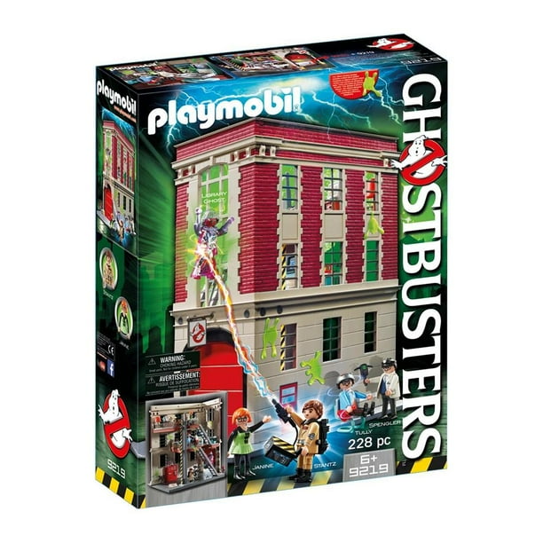 Cuartel Parque de Bomberos Playmobil Ghostbusters 228 Piezas