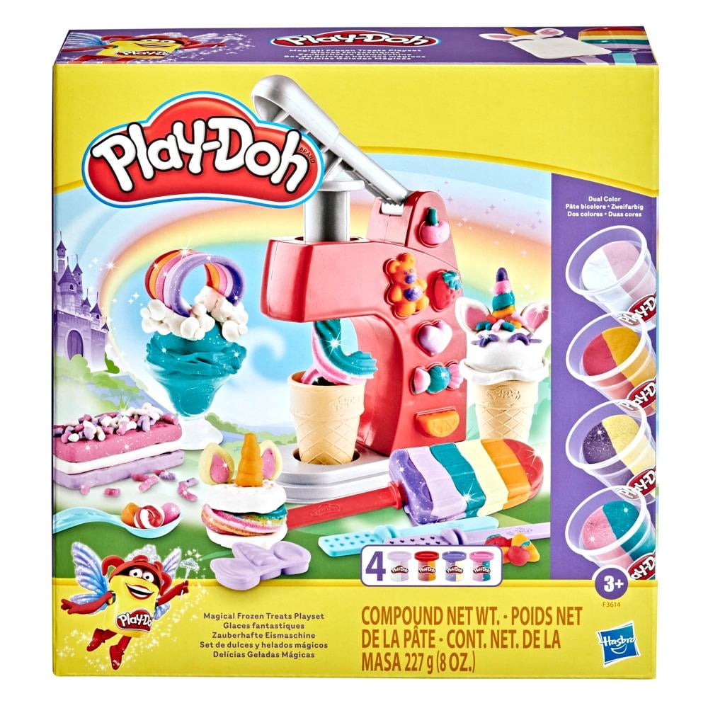 Set de Juego Hasbro Play Doh Helados deliciosos 14 herramientas y masa brillante para ninos a partir de 3 anos Walmart