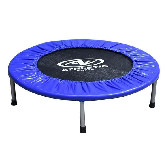 Mini Trampolín Athletic Works 3 Pies Azul