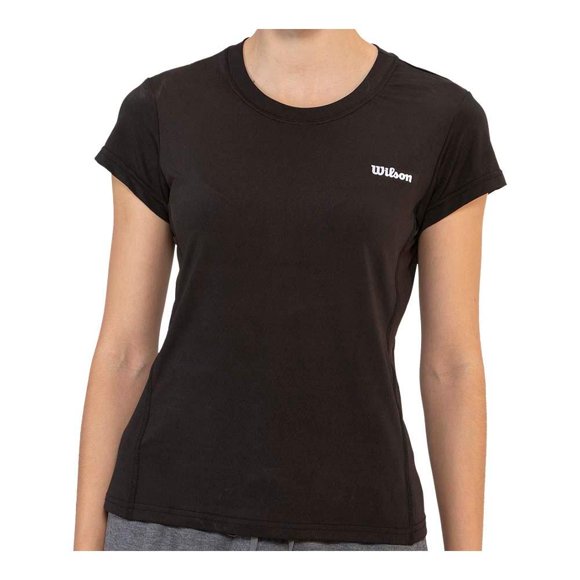Playera Wilson para Mujer, Deportiva Negro Talla CH